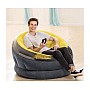 Крісло надувне Intex 68582-yellow (112 x 109 x 69см)