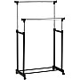 Телескопічна стійка-вішалка для одягу і взуття Double Pole Clothes Horse 340 LR