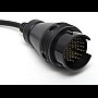 Перехідник на Iveco з 38 pin на OBD2 16 пін Адаптер для сканера