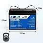 3,2 кВт Комплект резервного живлення Easun Power Інвертор з WiFi + 2 акумулятора 12V/100Ah
