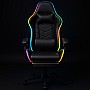 Оригінал Крісло геймерське ProGame з RGB підсвіткою GX-150, підставка для ніг, комп'ютерне ігрове