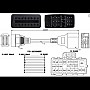 Перехідник для сканера Toyota Тойота 22 Pin -> OBD 2 ELM327 адаптер
