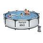 Каркасний басейн 305х76 см з фільтр-насосом Bestway Steel Pro MAX 56408