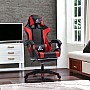 Геймерське крісло із підставкою для ніг EC GAMING VIP Червоне Комп'ютерне ігрове