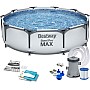 Каркасний басейн 305х76 см з фільтр-насосом Bestway Steel Pro MAX 56408