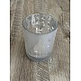 Світлодіодна декорація DynaMax Deco Glas на батарейках з принтом "Merry Christmas з зірками та ялинками"