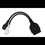Перехідник з OBD2 16-pin VAG 2x2 Audi, Volkswagen/vw, Skoda, Seat кабель