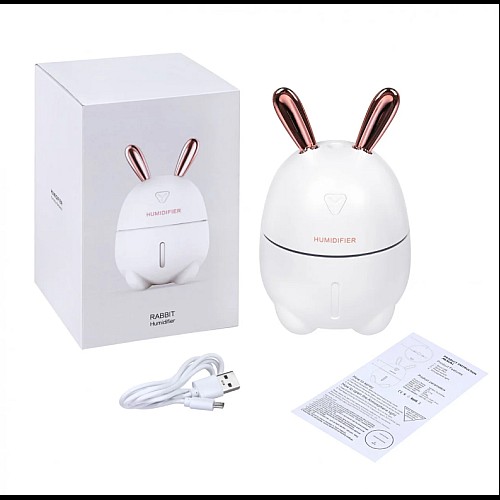 Зволожувач повітря та нічник 2в1 Humidifiers Rabbit 200 мл