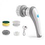 Щітка акумуляторна для миття посуду з насадками Electric cleaning brush