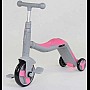Самокат 3в1 JT 90601 Best Scooter самокат-велобіг-велосипед рожевий