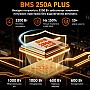 2,5 кВт*год LiFePO4 Комплект резервного живлення Humsienk інвертор 1 кВт + 12V/200Ah акумулятор