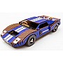 Дерев’яний 3D конструктор «Fast car Gt» синій