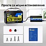 LiFePO4 12V/100Ah Акумулятор WattCycle Pro з BMS для резервного живлення, Уцінка!