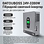 3,3 кВт LiFePO4 Комплект резервного живлення Інвертор гібридний Datouboss + 2 акумулятора 12V 100Ah Ameisentech