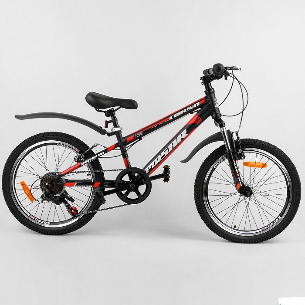 Велосипед Спортивний Corso Pulsar 20 дюймів Shinemax, 4 кольори