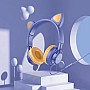Накладні навушники Hoco W36 Cat ear headphones + мікрофон Синій