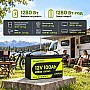 3,5 кВт LiFePO4 Комплект резервного живлення Інвертор Daxtromn + 2 акумулятора 12V 100Ah CyperOcean для квартири, будинку