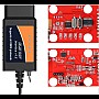 Адаптер сканер USB ELM327 PIC 25K80 v1.5 Ford + перемикач MS / HS OBD