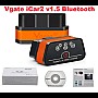 Aвто сканер Vgate iCar2 v1.5 Bluetooth / блютуз OBD2 ELM327, 2020р.