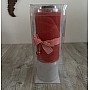 Електрична свічка 31 см на батарейках, таймер 6 ч, у червоному дизайні, декоративна