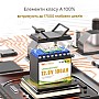 LiFePO4 12V/100Ah Акумулятор FLYFOREE для резервного живлення будинку, квартири, Вбудована BMS, Bluetooth APP