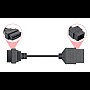 Перехідник для сканера Toyota Тойота 17 Pin OBD 2 ELM327 адаптер