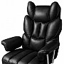Офісне крісло Relax Pro до 150 кг з підставкою для ніг, широким сидінням, подвійним наповнювачем KO50CZ чорне комп'ютерне крісло