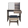 Туалетний столик + табурет Avko ADT 9 Grey Walnut LED підсвітка
