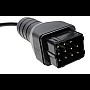 Перехідник 12-PIN GAZ на OBD-2 16pin Волга Газель УАЗ ГАЗ