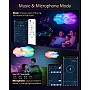 Підвісний 3D LED світильник у вигляді хмари з пультом OBL-211