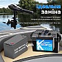 LiFePO4 12V/100Ah Акумулятор Kepworth Mini для резервного живлення будинку, квартири, Вбудована BMS, Bluetooth APP