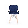 Стілець SILLA Velvet (темно-синій)
