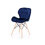 Стілець SILLA Velvet (темно-синій)
